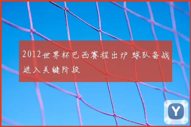 2012世界杯巴西赛程出炉 球队备战进入关键阶段